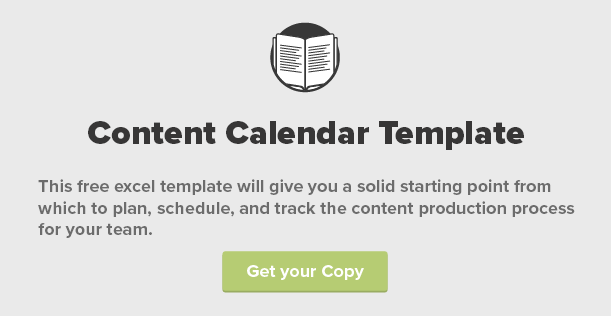 Content Calendar Template Download Now